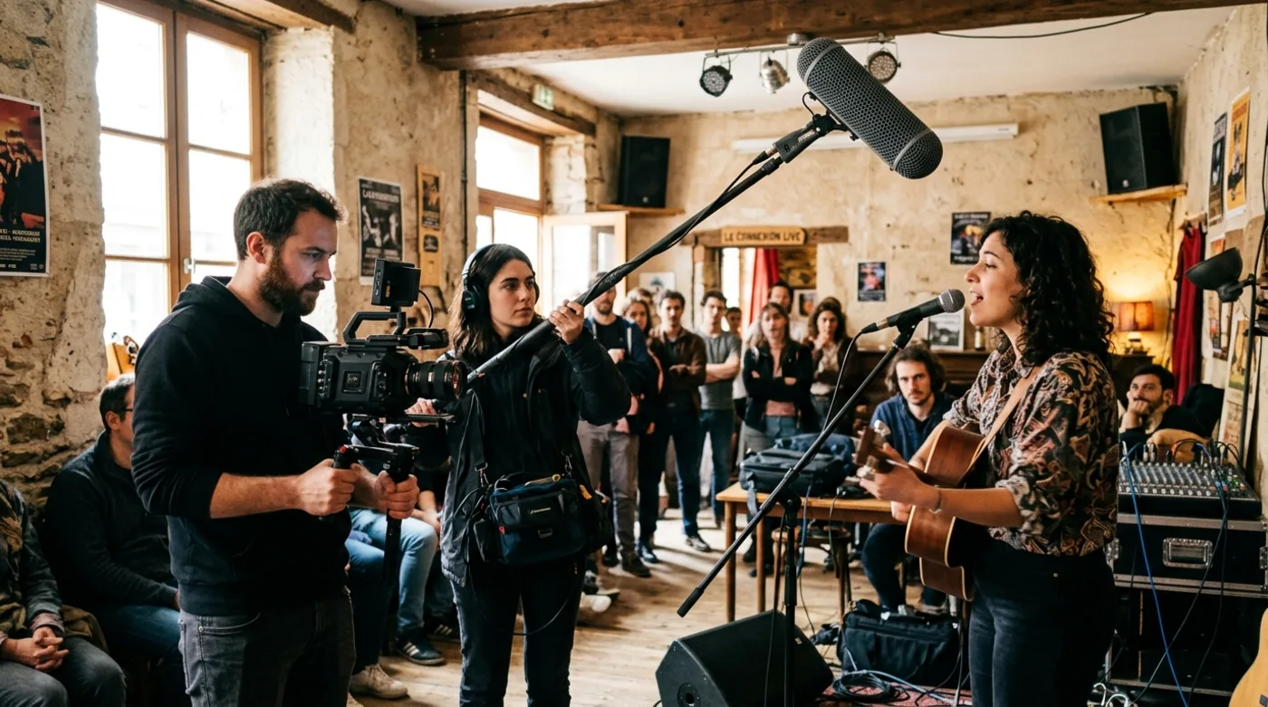 Atelier de captation audiovisuelle d'artistes régionaux